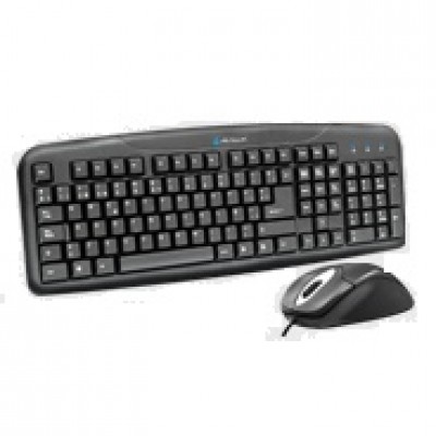 Kit de teclado y mouse ACTECK AK2-2300, 108 teclas, Negro, 800 DPI